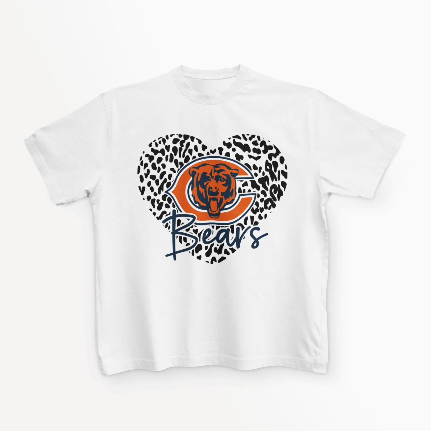 Bears Heart Leopard Print