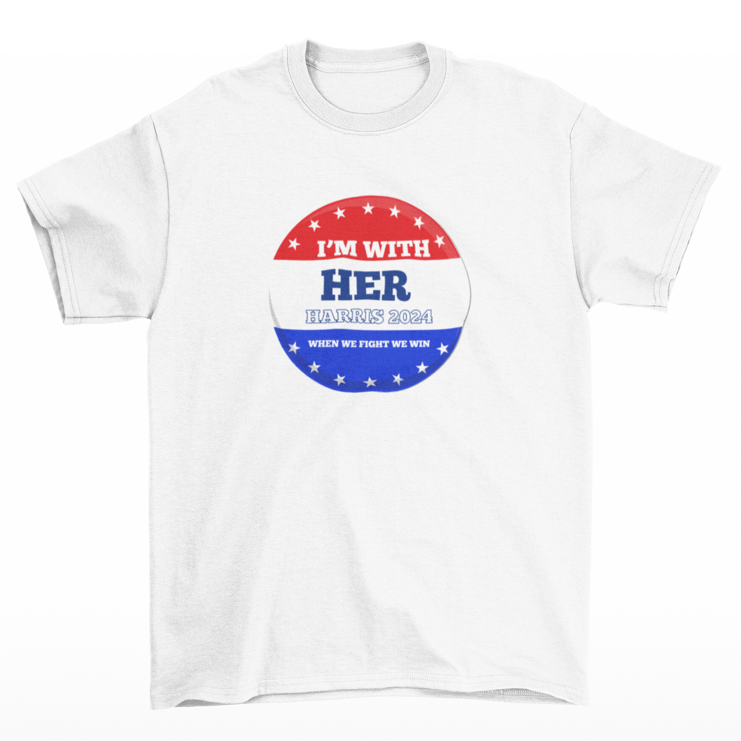 I'm With Her Button