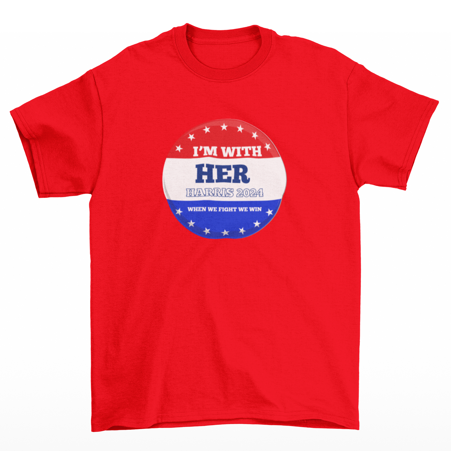 I'm With Her Button