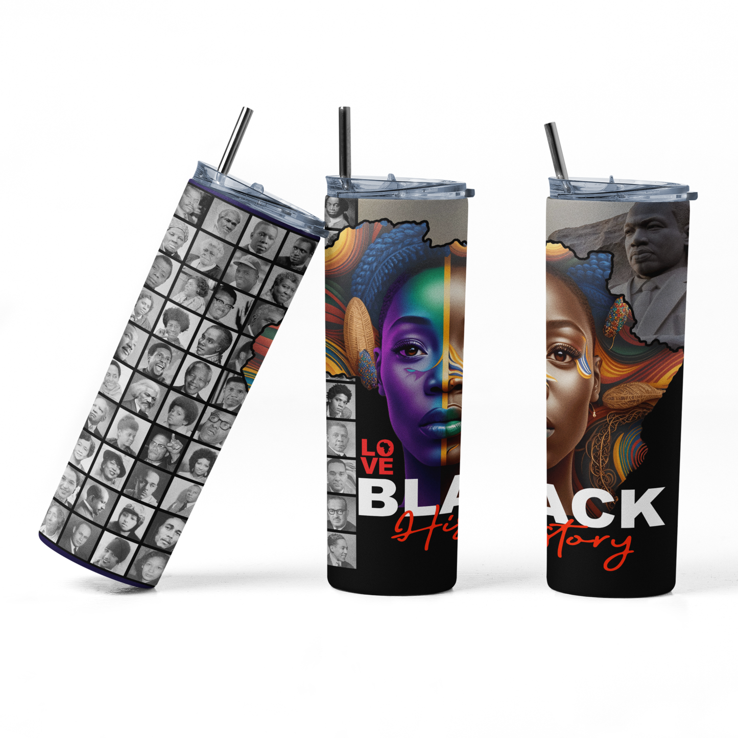 Woman Love Black History Tumbler