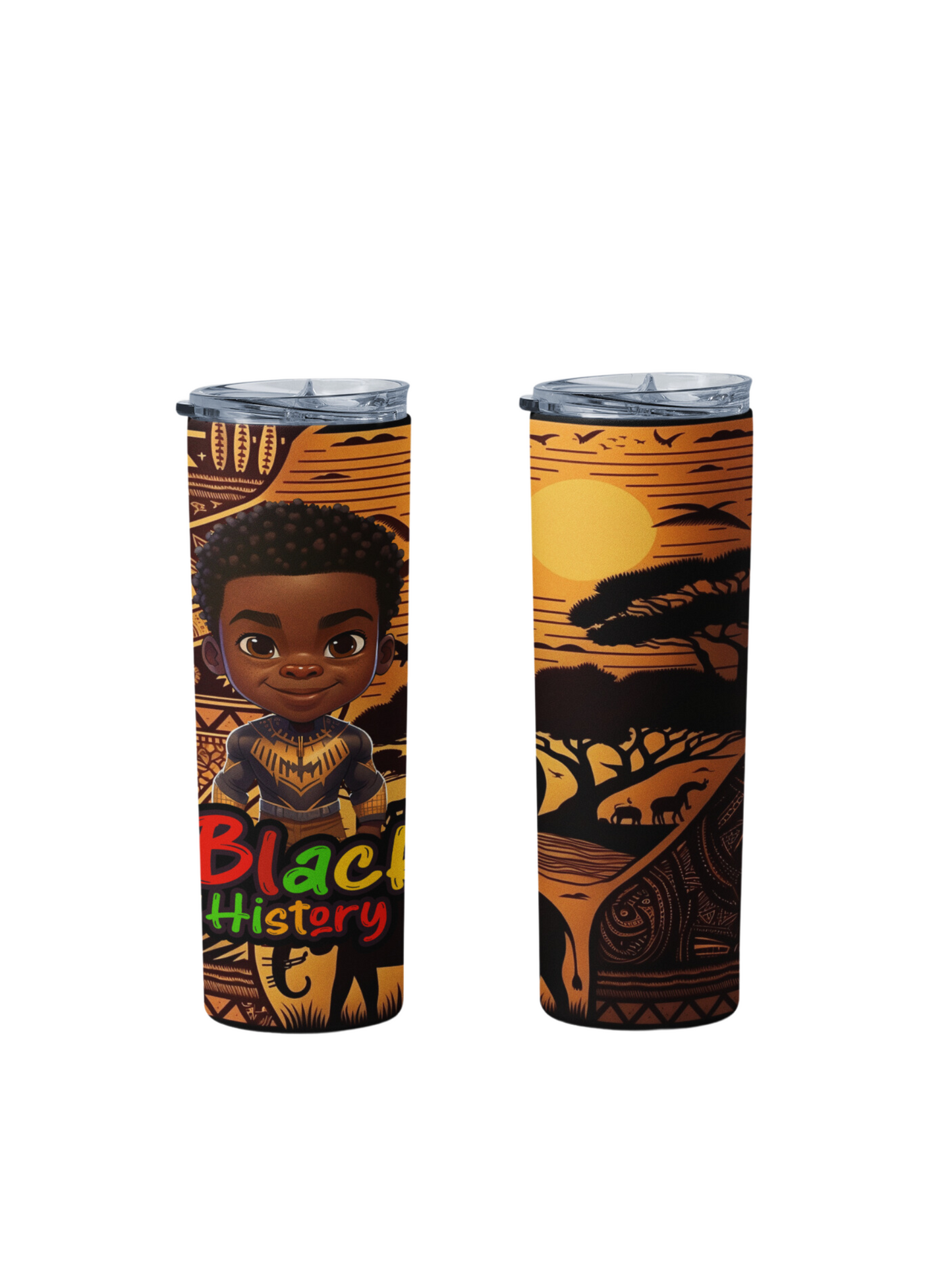 Young Boy Black History Tumbler