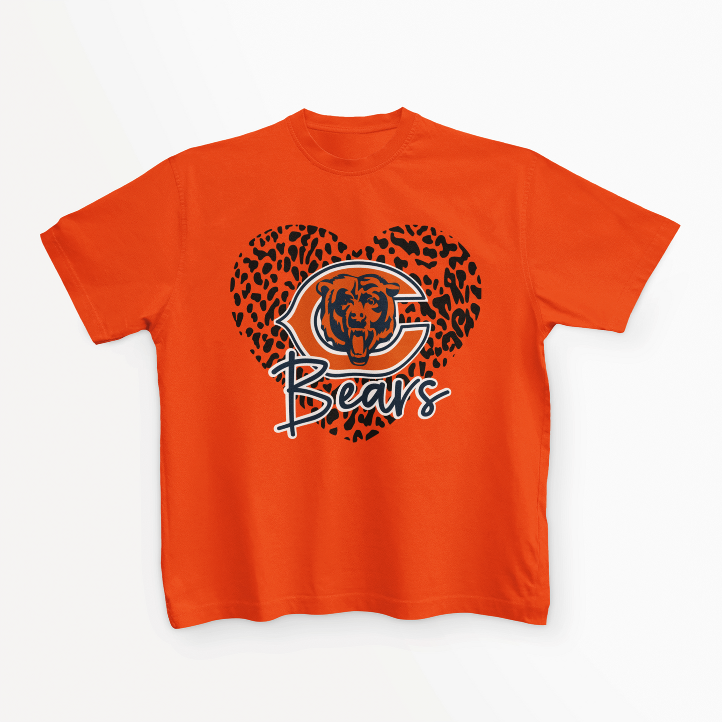 Bears Heart Leopard Print