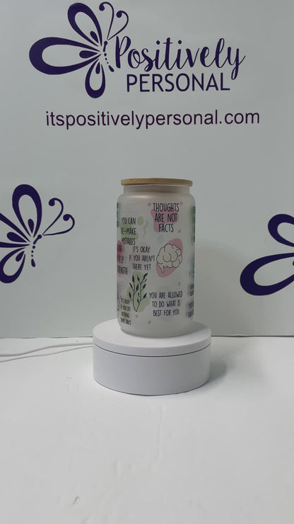 Mental Health Issues Glass Can